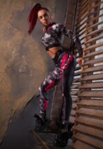 Sportinės tamprės moterims Pink