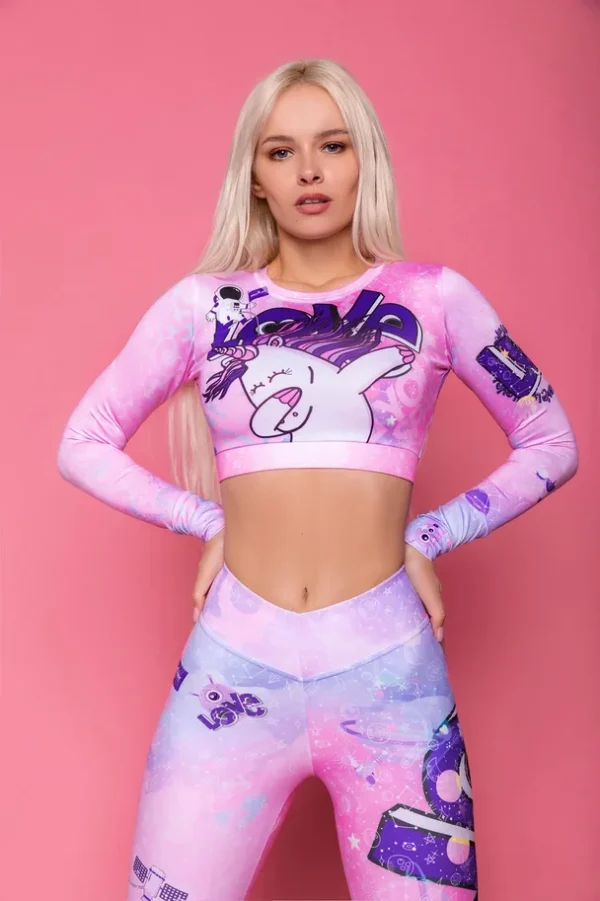 Sportinė liemenėlė kosmosas
