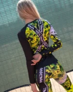 Sportinės neoninės tamprės moterims