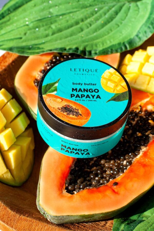 Kūno kreminis sviestas Mango Papaya